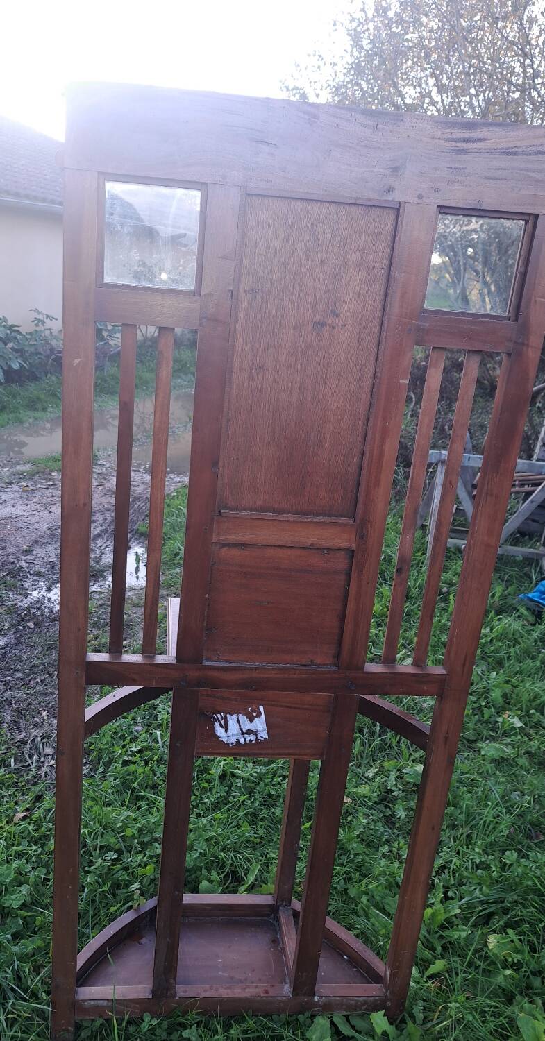 Art Deco mahogany cloakroom