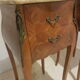Pair of bedside tables marble top