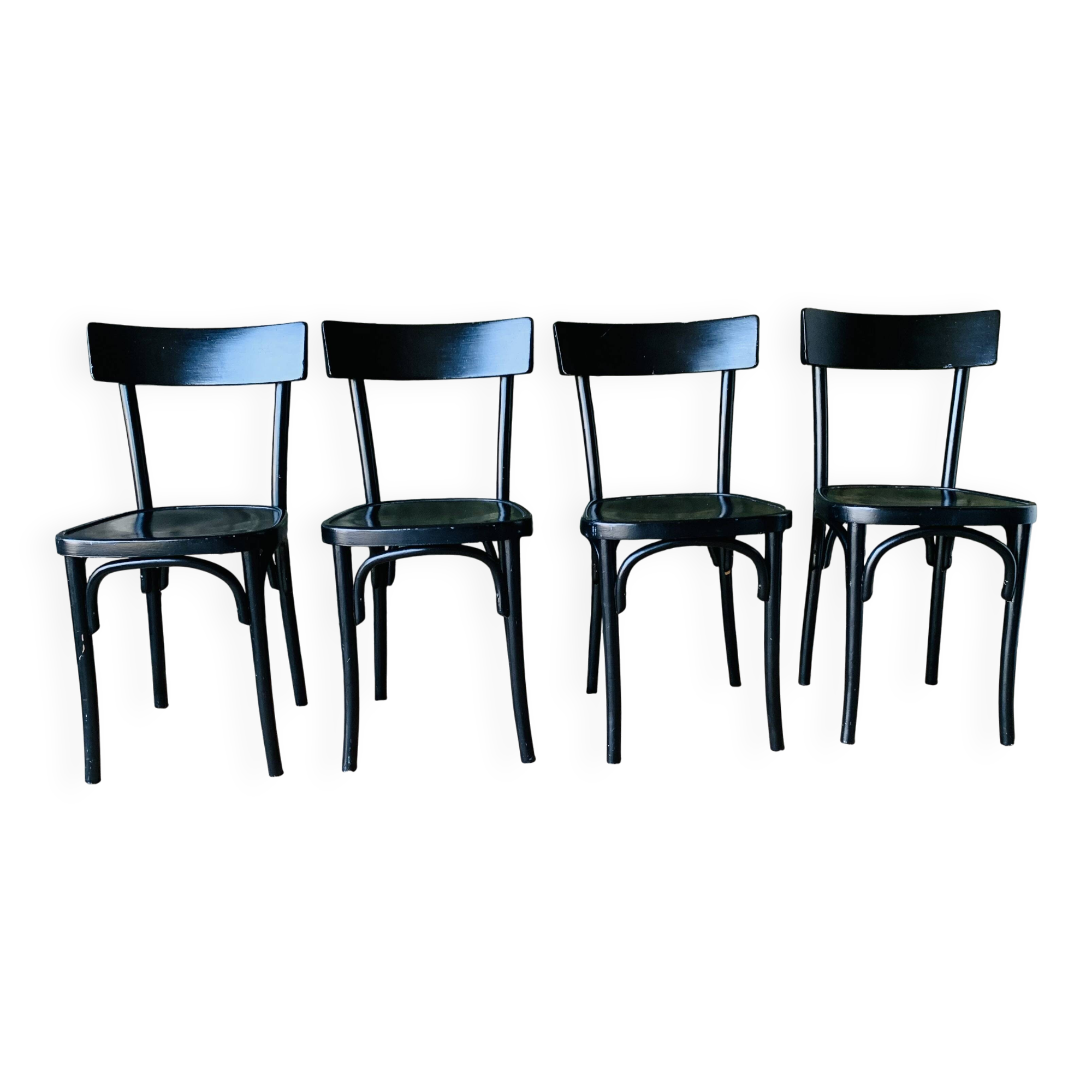 Ensemble de 4 chaises bistrot