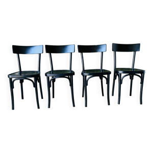 ensemble de 4 chaises - bistrot
