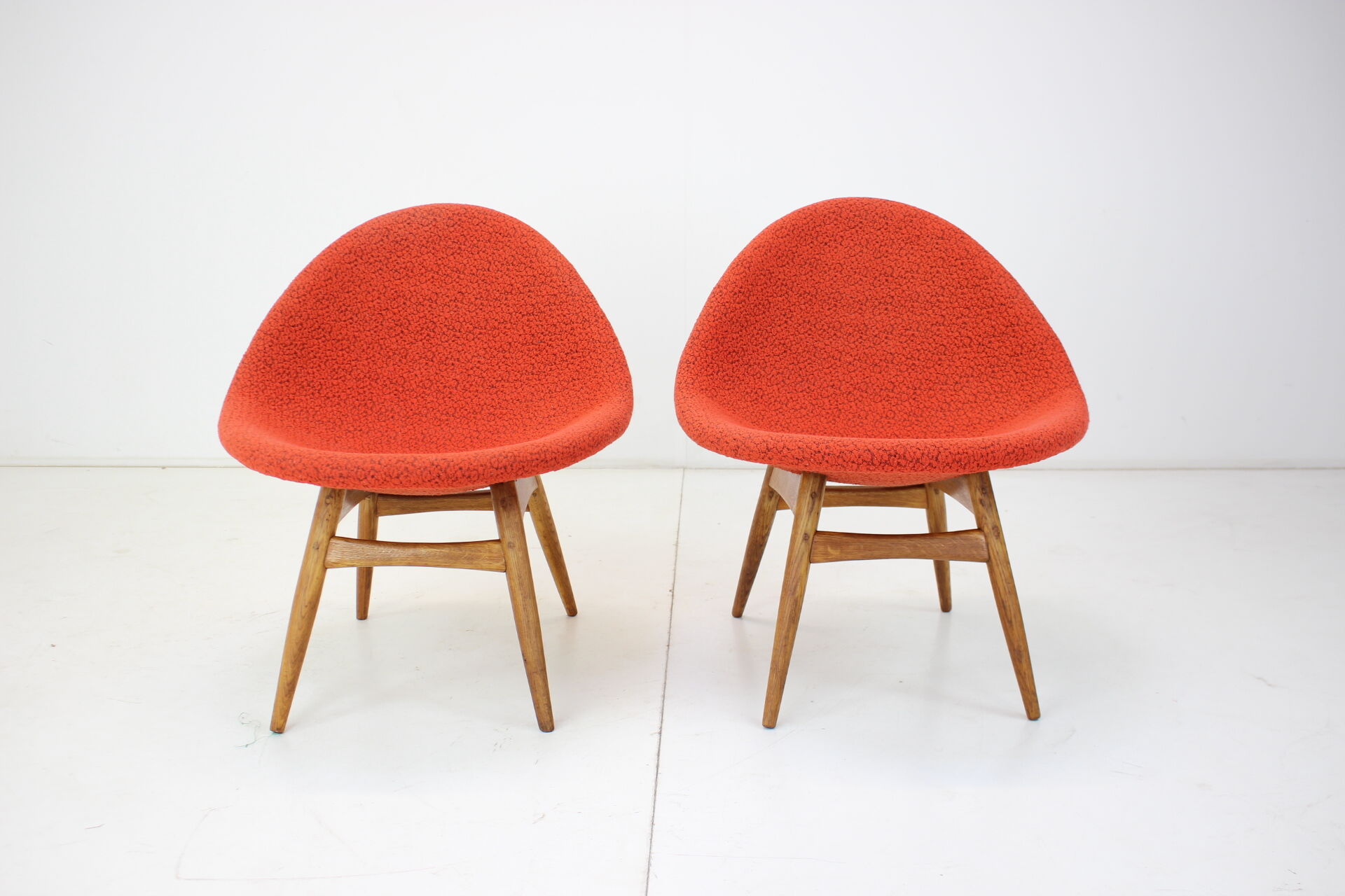 1960s Pair of Miroslav Navratil Armchairs, Czechoslovakia