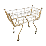 Vintage brass cot