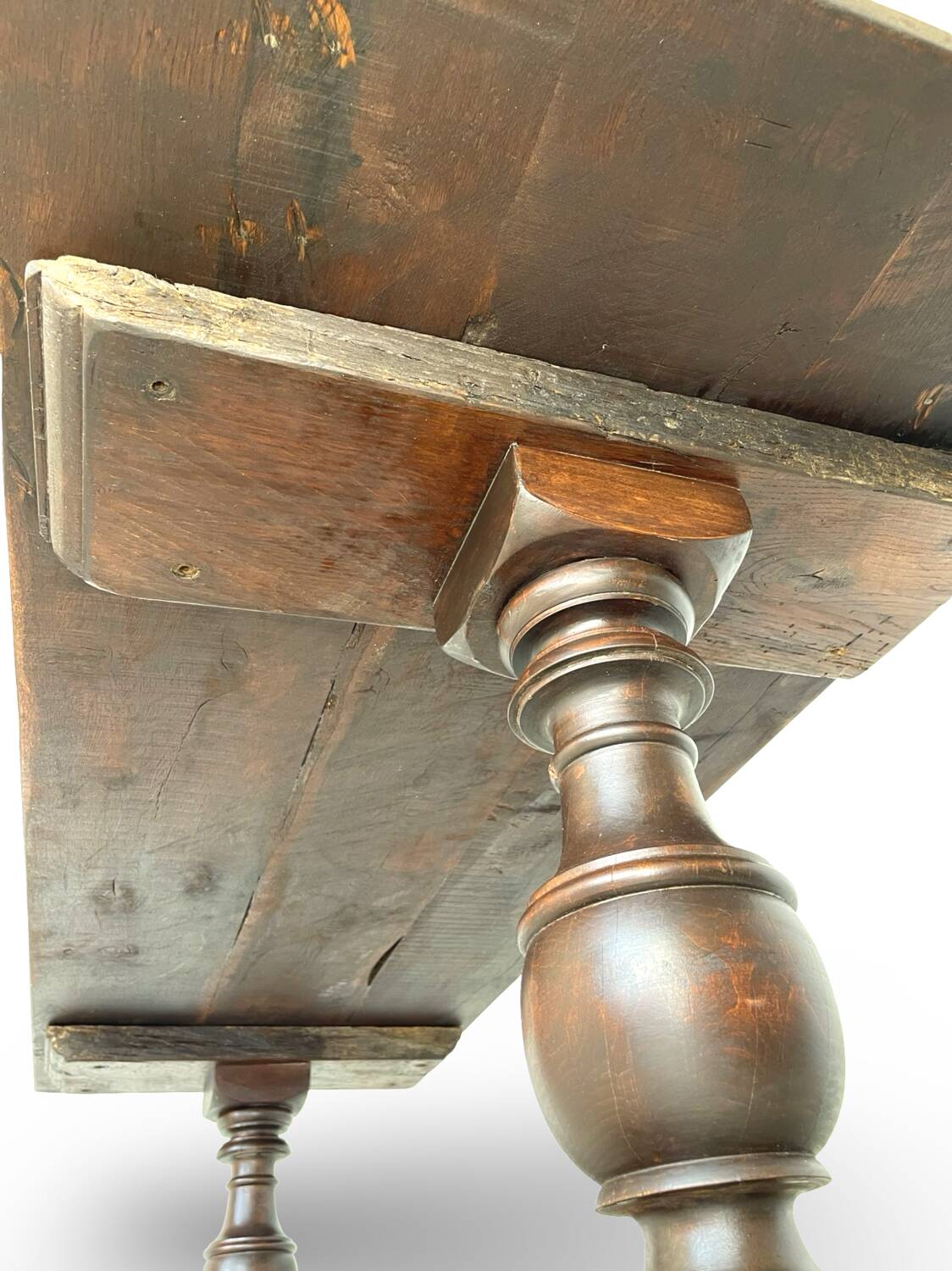 A fine 18th Century French walnut dining table