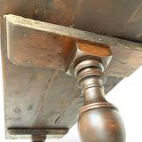 A fine 18th Century French walnut dining table