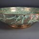 Celadon green porcelain cut Ateliers de Sèvres J. Mazeaud J. Faverot 26 cm sb