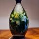Green lamp signed Louis Drimmer
