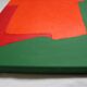 Peinture originale orange "équilibre" par Bodasca