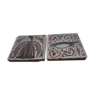 Clay tiles table mats