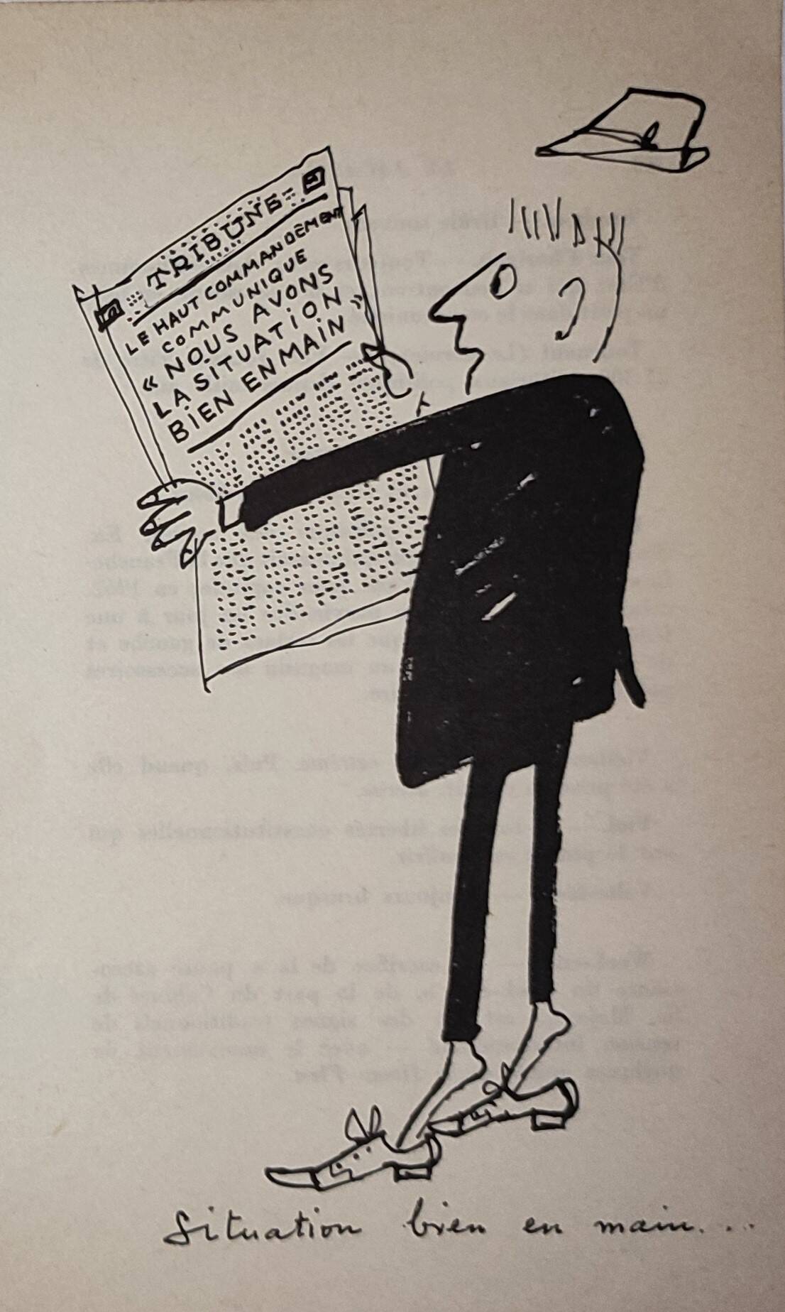 Illustration Daninos from 1962 "France...The situation"