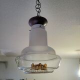 Murano glass mushroom pendant light by Mazzega Italy 1960.70