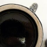 Set of 2 pitchers with braided handles, in Grandjan-Jourdan Vallauris earthenware, 1950