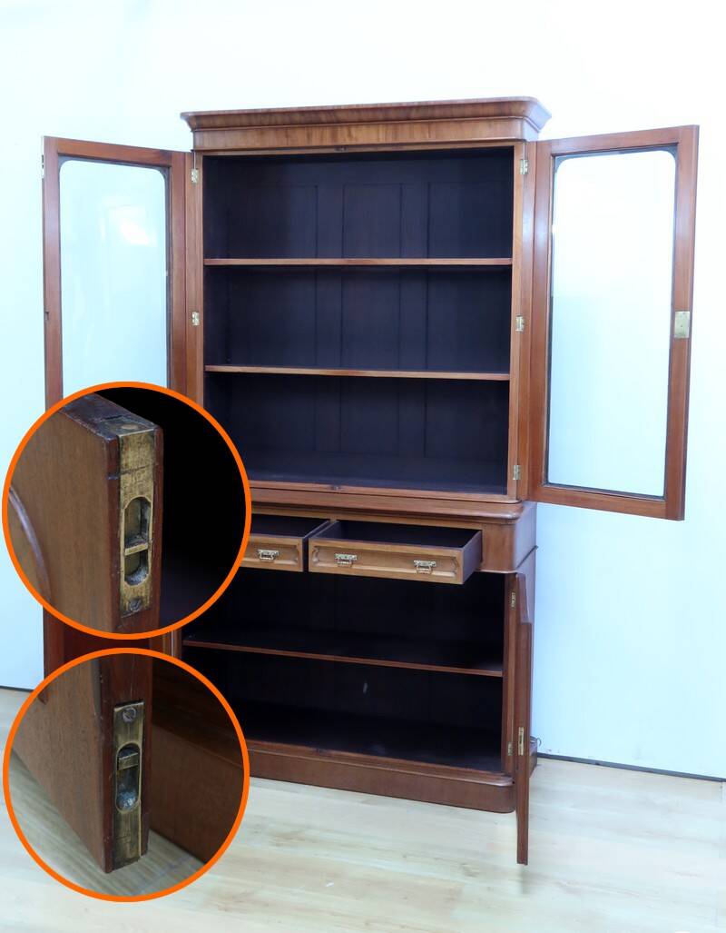 Library Two-Body in Mahogany, Victorian era, England