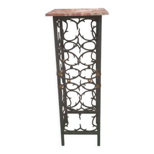 Colonne console en métal années