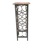 Colonne console en métal années 60
