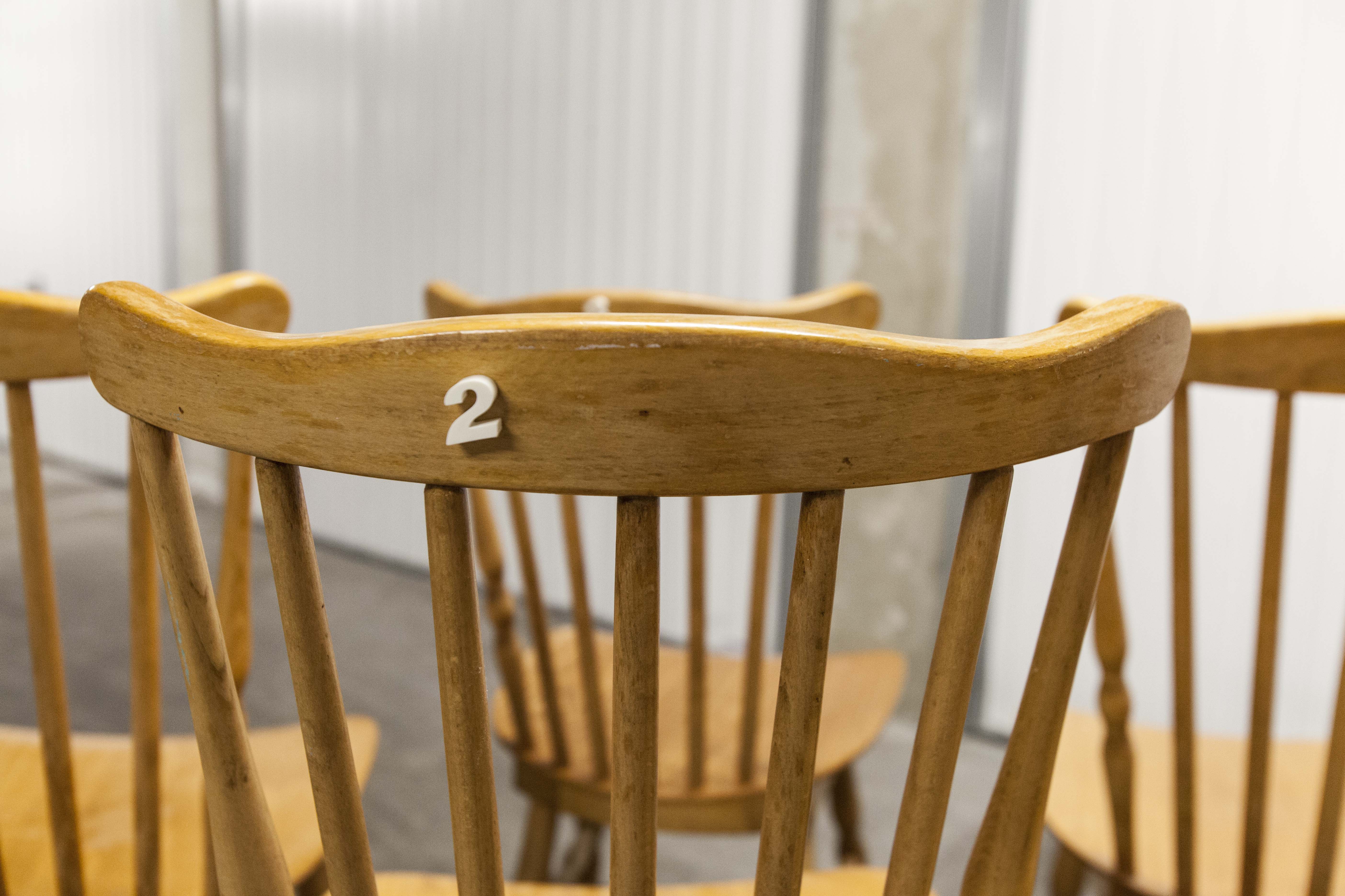 Set of 8 Baumann chairs "Florida"