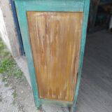 Painted row, three doors