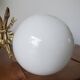 Vintage double opaline wall lamp