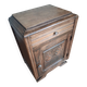 Solid oak bedside table