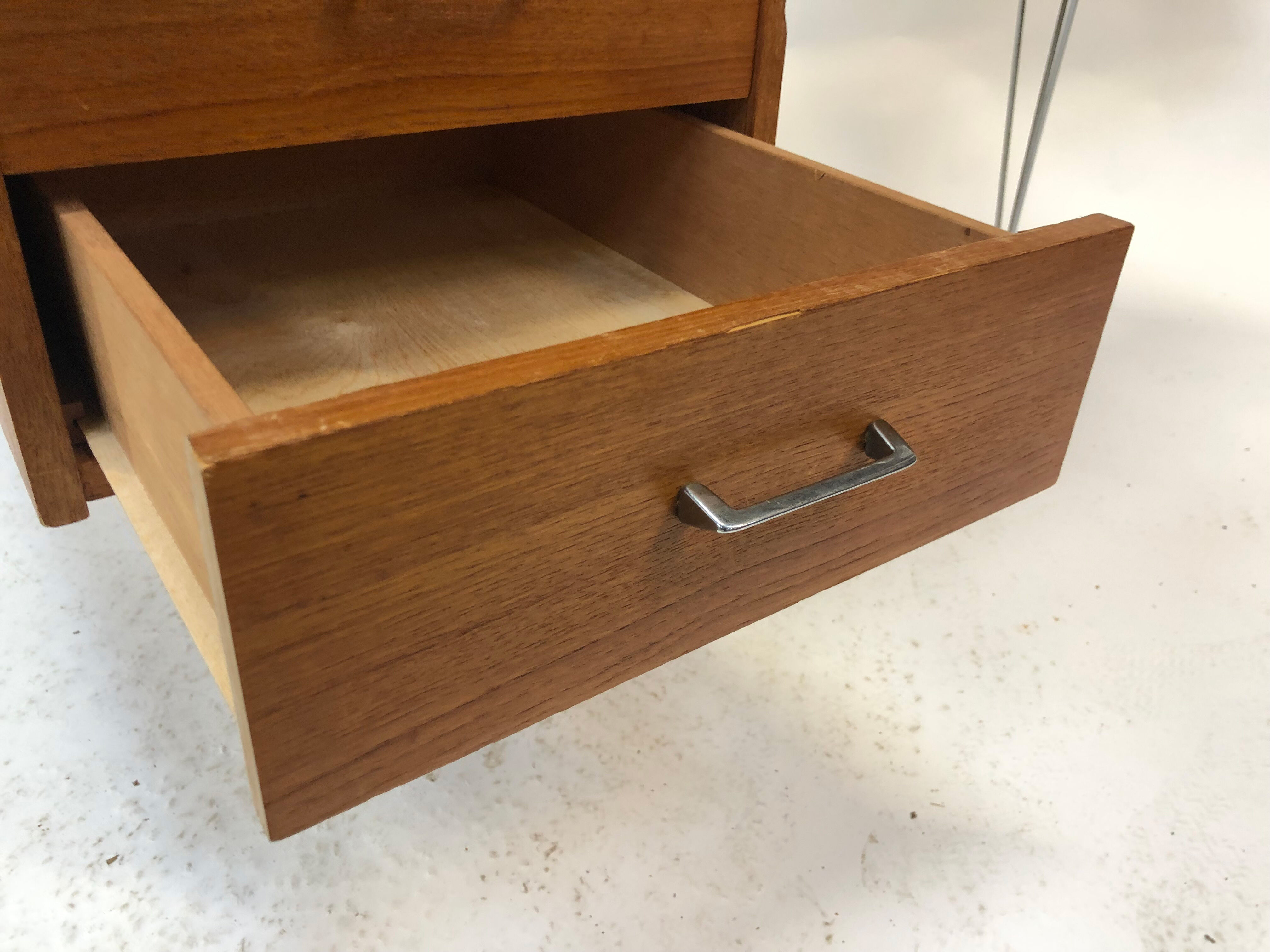Designer Vintage Pastoe Cees Braakman desk of the 50s teak