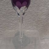 Baccarat Genove Amethyst Crystal Vodka Shot Glass