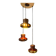 Ceramic chandelier West Germany / pendant