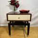 Mid-Century Retro Vintage Teak Side Table by G Plan Librenza “White China"