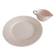 Plat rond et saucière Longwy