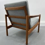 Armchair by Ib Kofod-Larsen for Magnus Olesen, 1956s