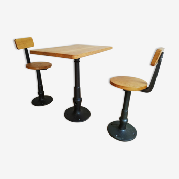 Ensembles tables et chaises bistrot 80's