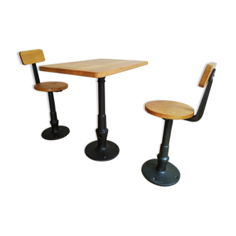 Ensembles tables et chaises bistrot 80's