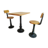 Ensembles tables et chaises bistrot 80's