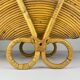 Vintage bamboo magazine rack by Vivai Del Sud, Italy, 1960s.
