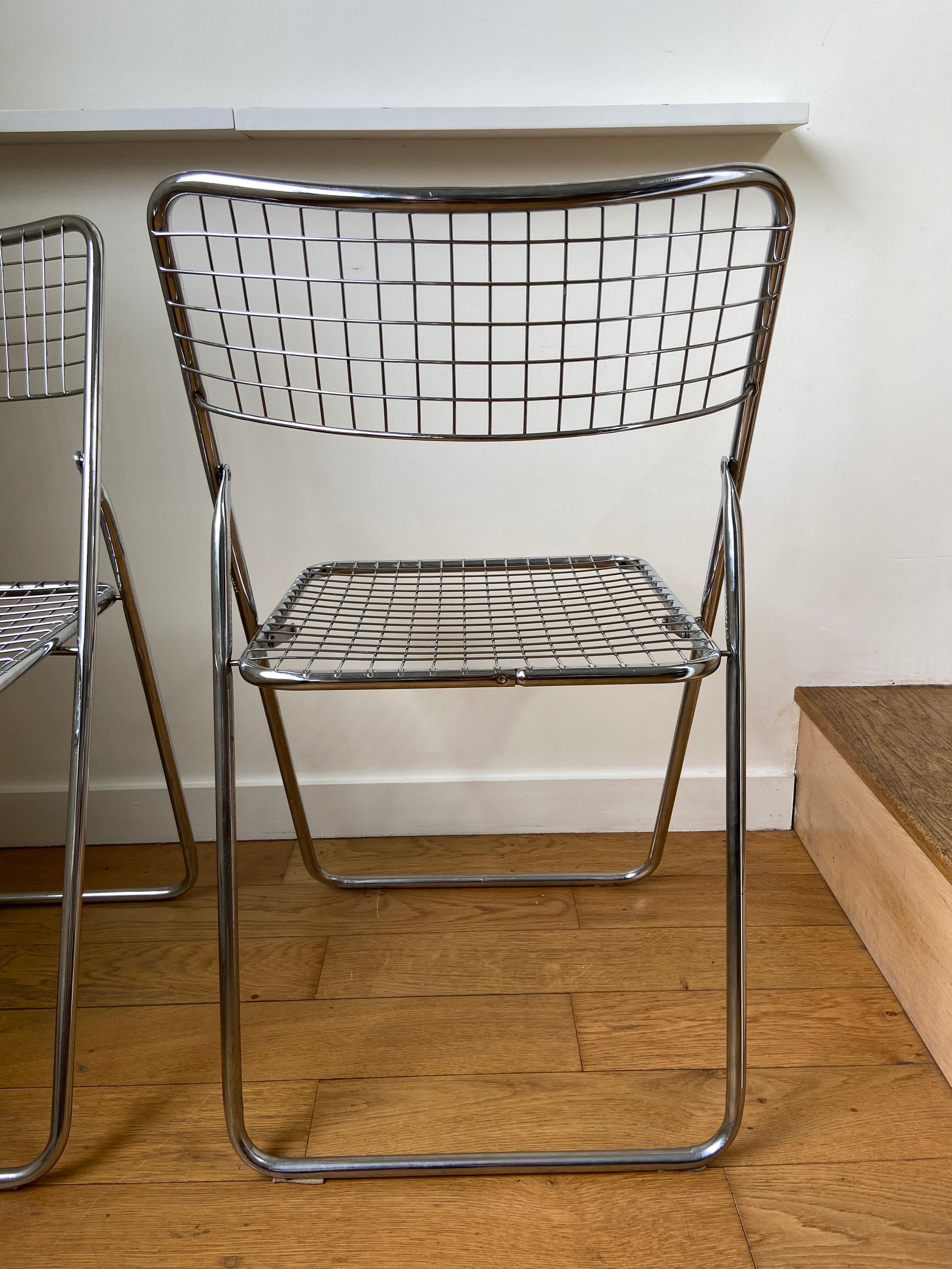Pair of folding chairs "Ted Ned" by Niels Gammelgaard