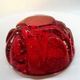 1960s ashtray or catch-all in Murano glass with air bubbles.