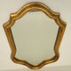 Ancien miroir de style  en bois tour doré, 41x27 cm