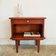 Vintage teak bedside