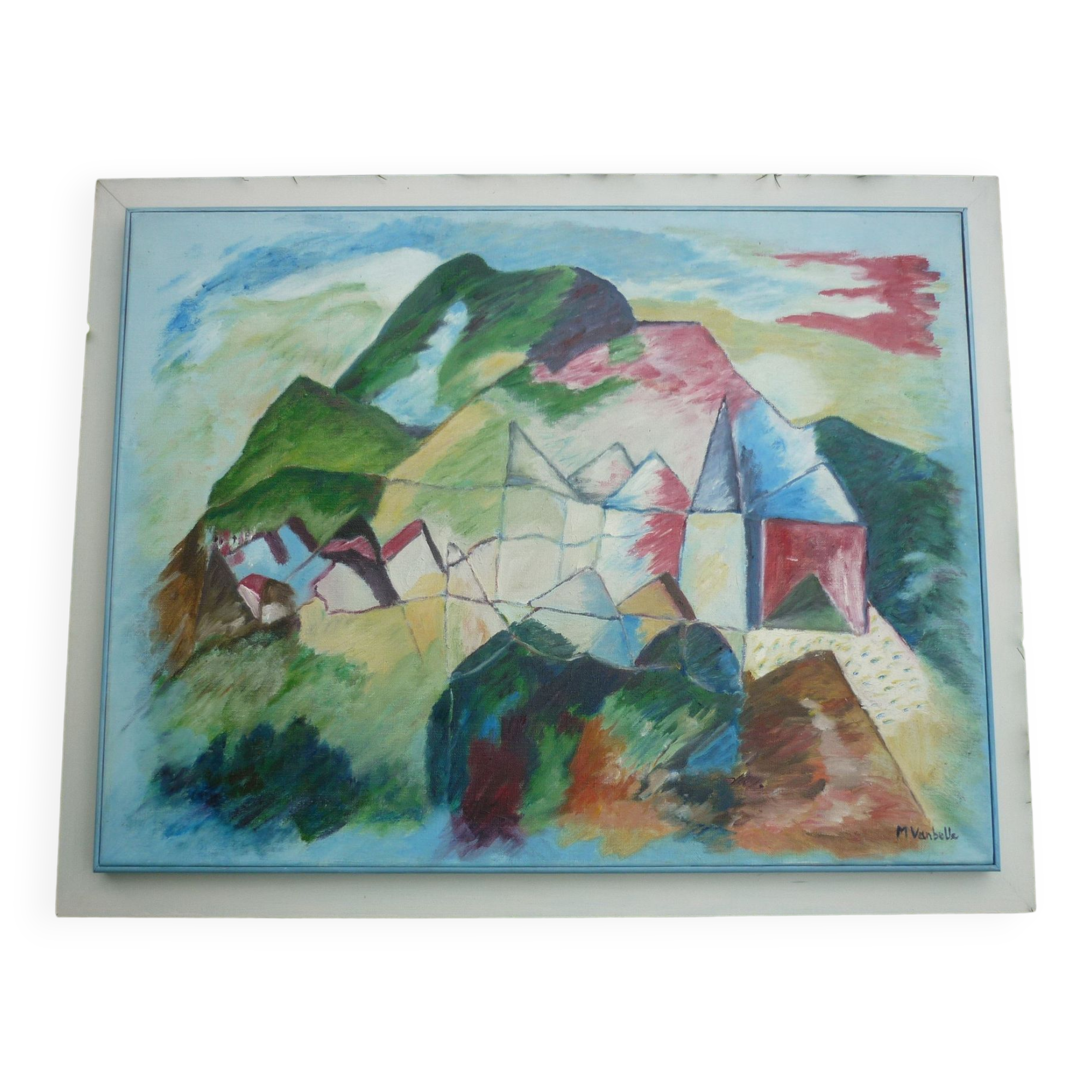 Village de montagne 58x73 de M. Vanbelle