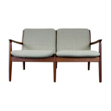 60s 70s teak sofa couch 2er Grete Jalk for Glostrup danish design 60s