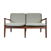 Canapé en teck Grete Jalk pour Glostrup design danois 60s
