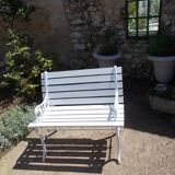 Wrought iron bench