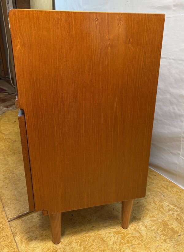 Cabinet de musique en teck rétro des années 50 par Nathan (vers 1960) Un fantastique an