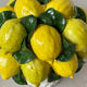 Barbotine trompe-l’œil panier de citrons