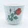 Vase rose en céramique hollandaise