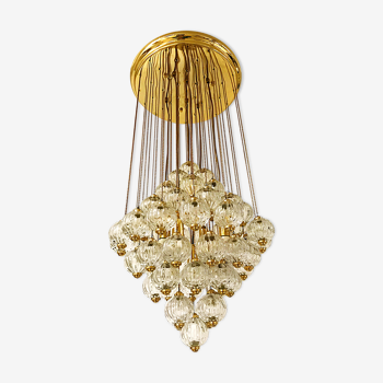 Murano crystal for sculpture chandelier 1970