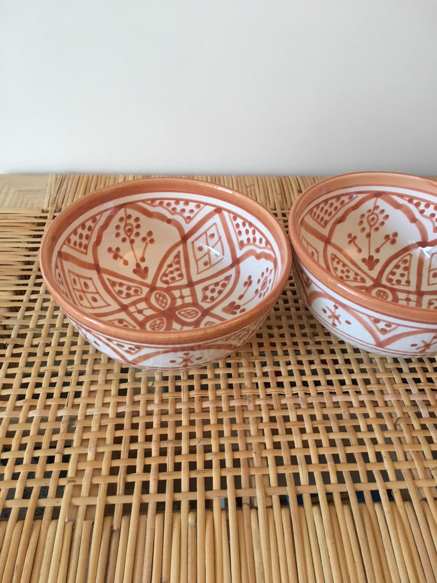 Moroccan ceramic bowl D: 15 cm