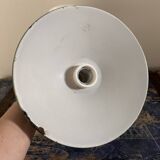 Enameled sheet metal wall light