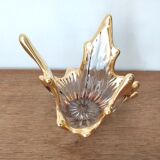 Golden glass fruit cup