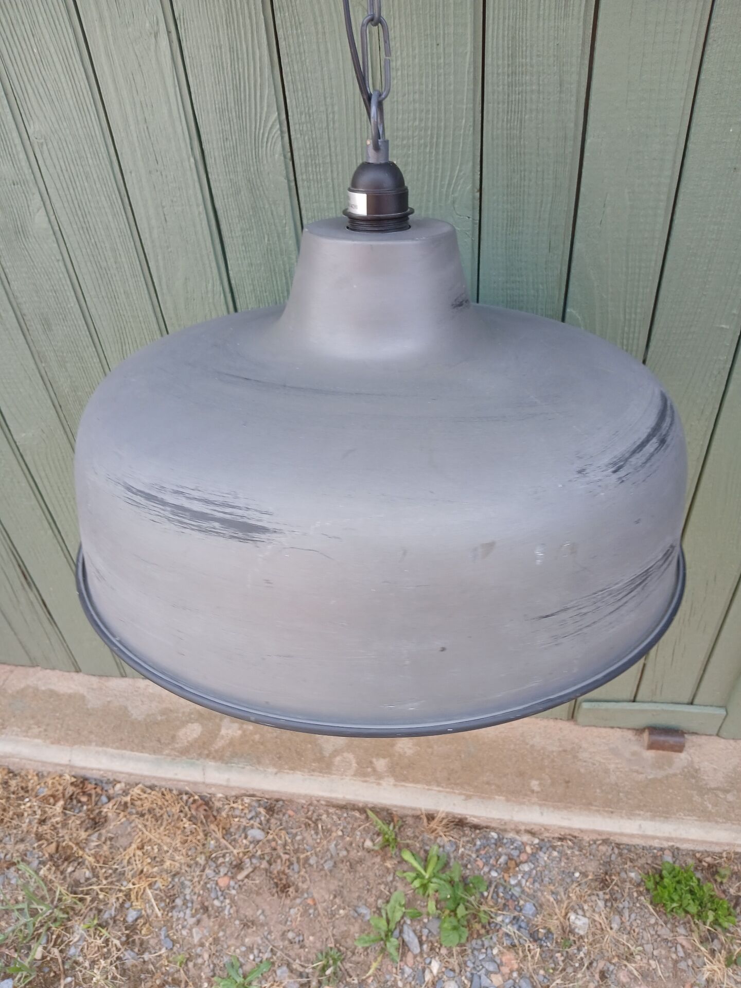 Large industrial/vintage pendant light