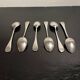 Small silver-plated metal spoons