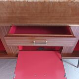 Brown formica sideboard